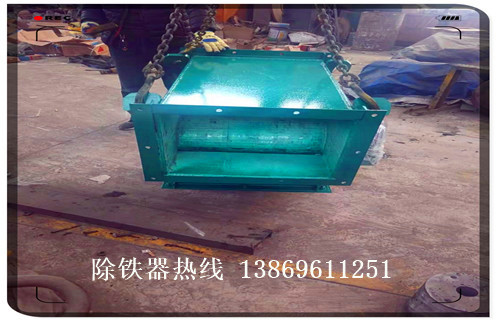 管道除鐵器，強磁管道除鐵器陶瓷易清理構造結構圖_遠力強磁管道除鐵器陶瓷易清理12000高斯 可定制工作原理_安裝示意圖 