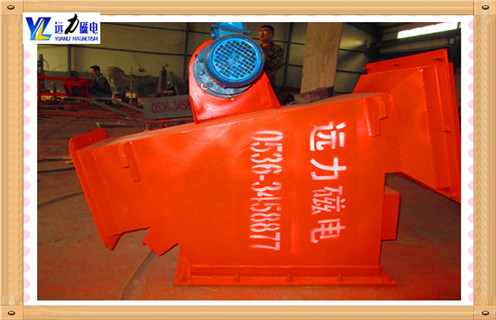 管道自卸式除鐵器，陜西管道式自卸式除鐵器_遠(yuǎn)力陜西管道式自卸式除鐵器12000高斯 可定制工作原理_安裝示意圖